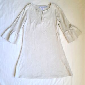 Gretchen Scott Ultra Suede Bell Sleeve Dress